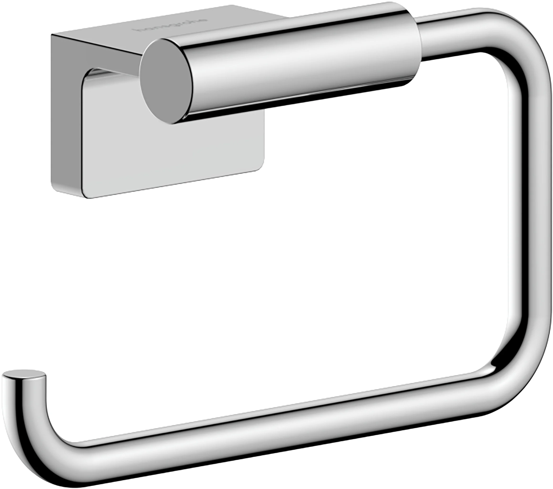 Hansgrohe AddStoris S Papierrollenhalter, Chrom, Wandmontage mit verdeckter Befestigung Hansgrohe AddStoris S Papierrollenhalter, Chrom, Wandmontage mit verdeckter Befestigung
