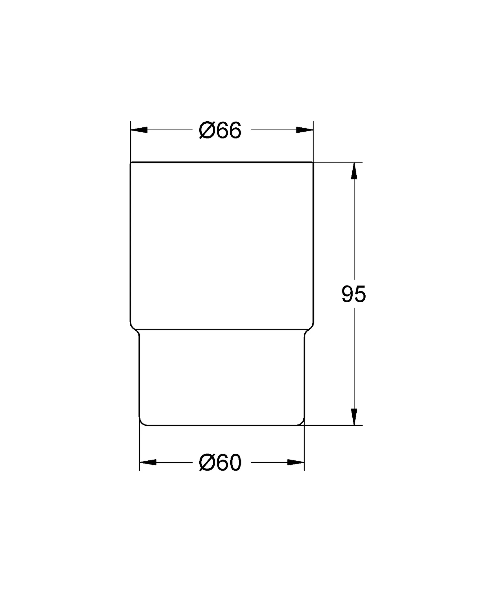 Grohe Essentials Kristallglas, passend für Halter Essentials/- Essentials Cube Grohe Essentials Kristallglas, passend für Halter Essentials/- Essentials Cube