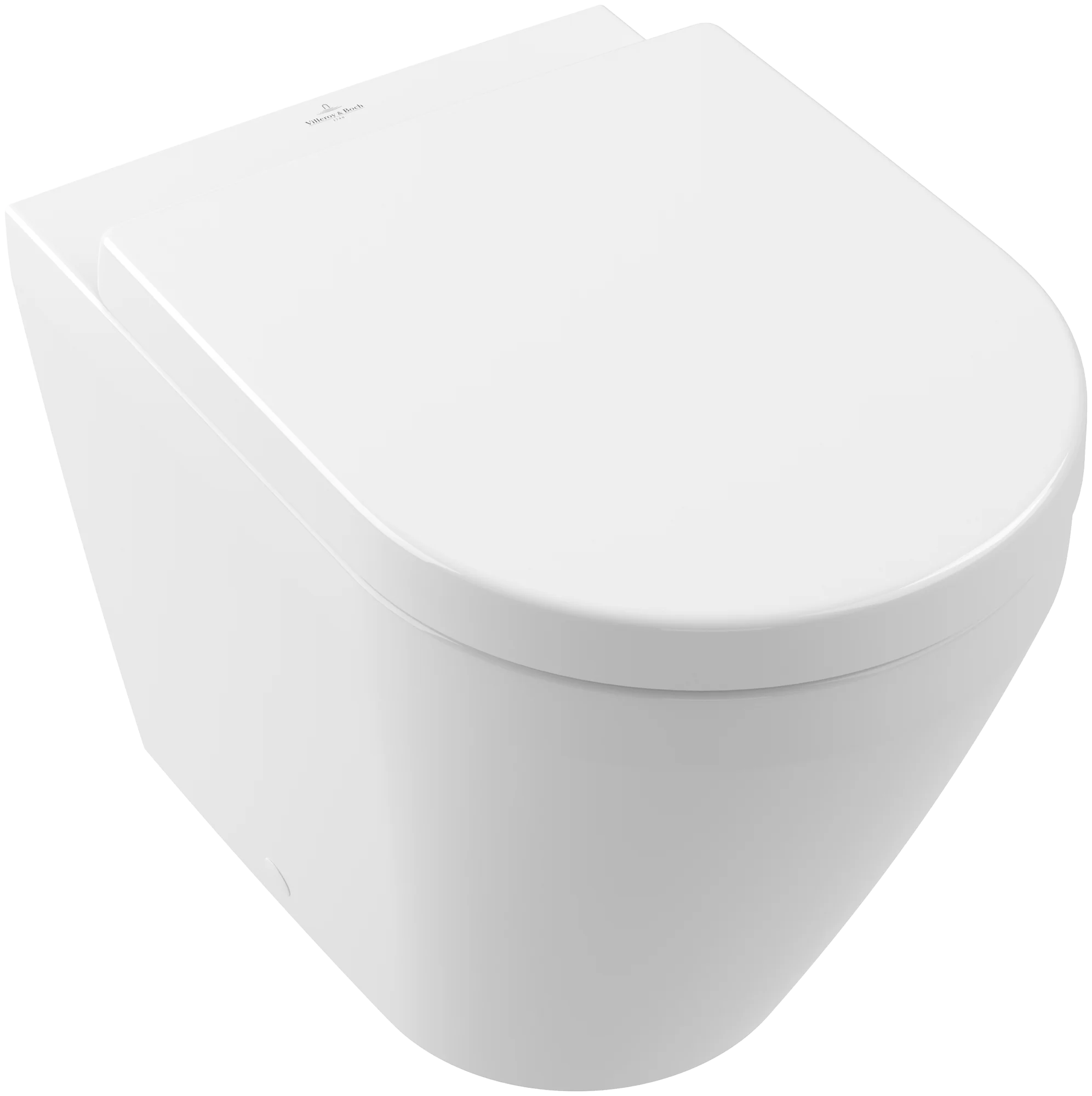 Villeroy & Boch Tiefspül-WC spülrandlos, Serie Architectura, Rund, Weiß Alpin CeramicPlus, 370x540 mm, Höhe 400 mm, bodenstehend Villeroy & Boch Tiefspül-WC spülrandlos, Serie Architectura, Rund, Weiß Alpin CeramicPlus, 370x540 mm, Höhe 400 mm, bodenstehend