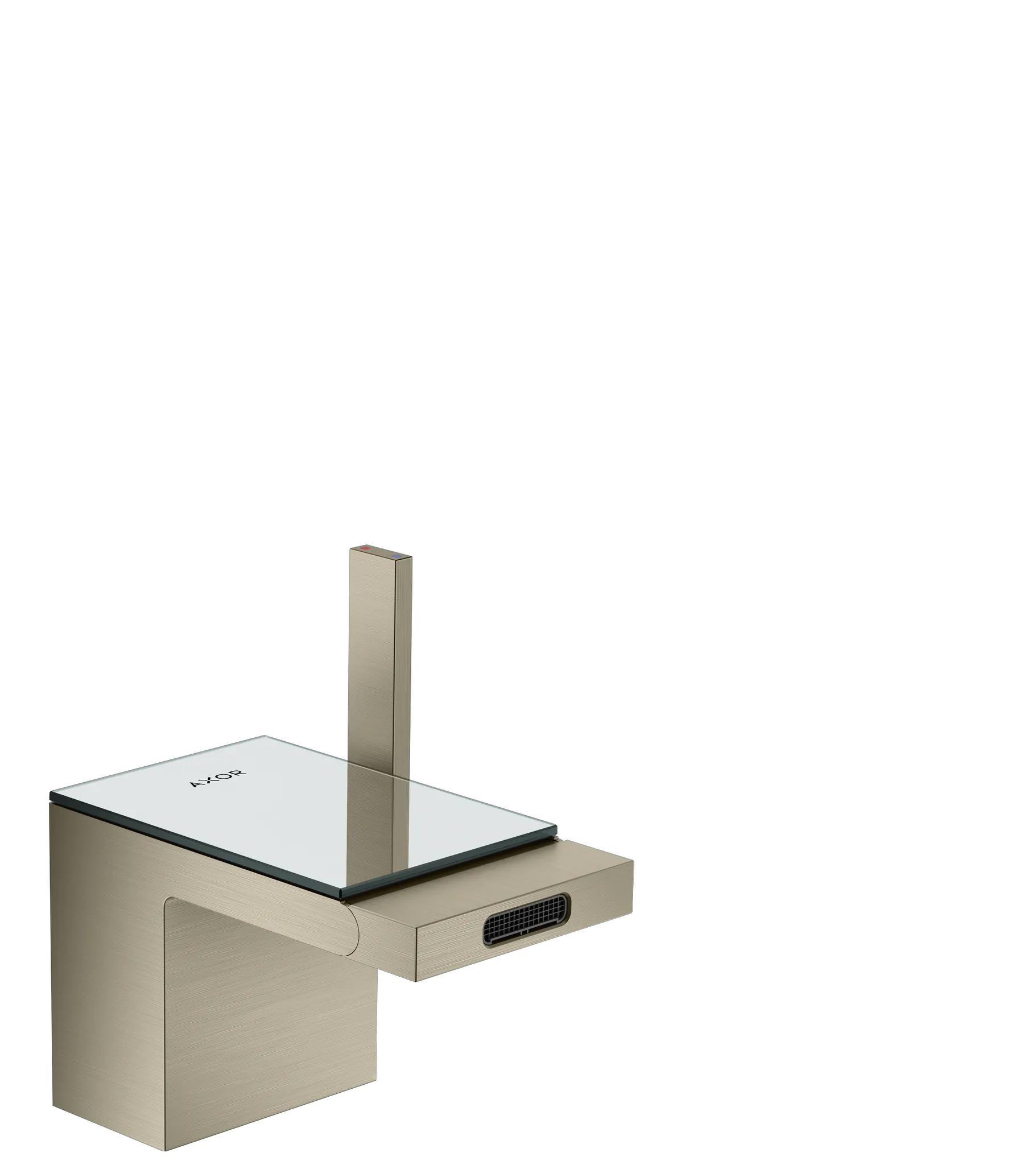 AXOR MyEdition Einhebel-Bidetmischer mit Push-Open Ablaufgarnitur ohne Platte Chrom