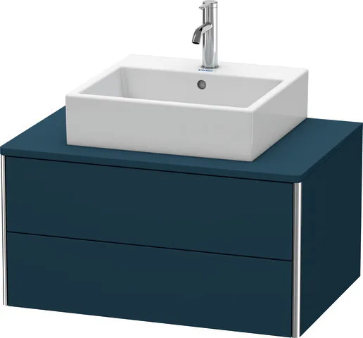 Duravit Waschtischunterschrank wandhängend „XSquare“ 80 × 40 × 54,8 cm Nachtblau Seidenmatt Duravit Waschtischunterschrank wandhängend „XSquare“ 80 × 40 × 54,8 cm Nachtblau Seidenmatt