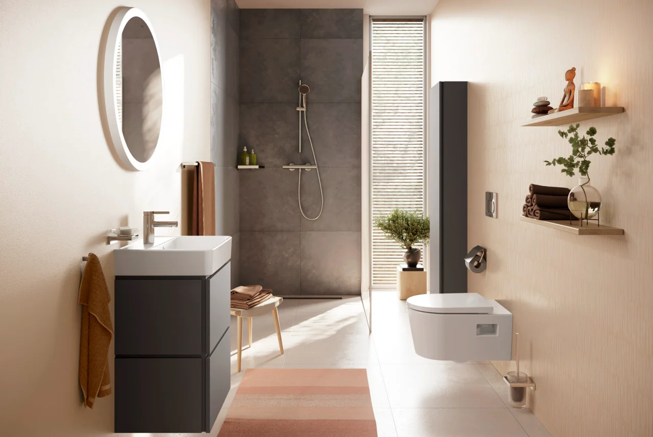 Hansgrohe Activera Select S Brausesystem Aufputz, Chrom, 95 mm Brausekopfgröße, 65 cm Brausestange, EcoSmart mit Ecostat Fine Hansgrohe Activera Select S Brausesystem Aufputz, Chrom, 95 mm Brausekopfgröße, 65 cm Brausestange, EcoSmart mit Ecostat Fine