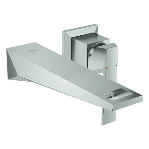 Grohe Allure Brilliant 2-Loch-Waschtischbatterie Wandmontage supersteel Grohe Allure Brilliant 2-Loch-Waschtischbatterie Wandmontage supersteel