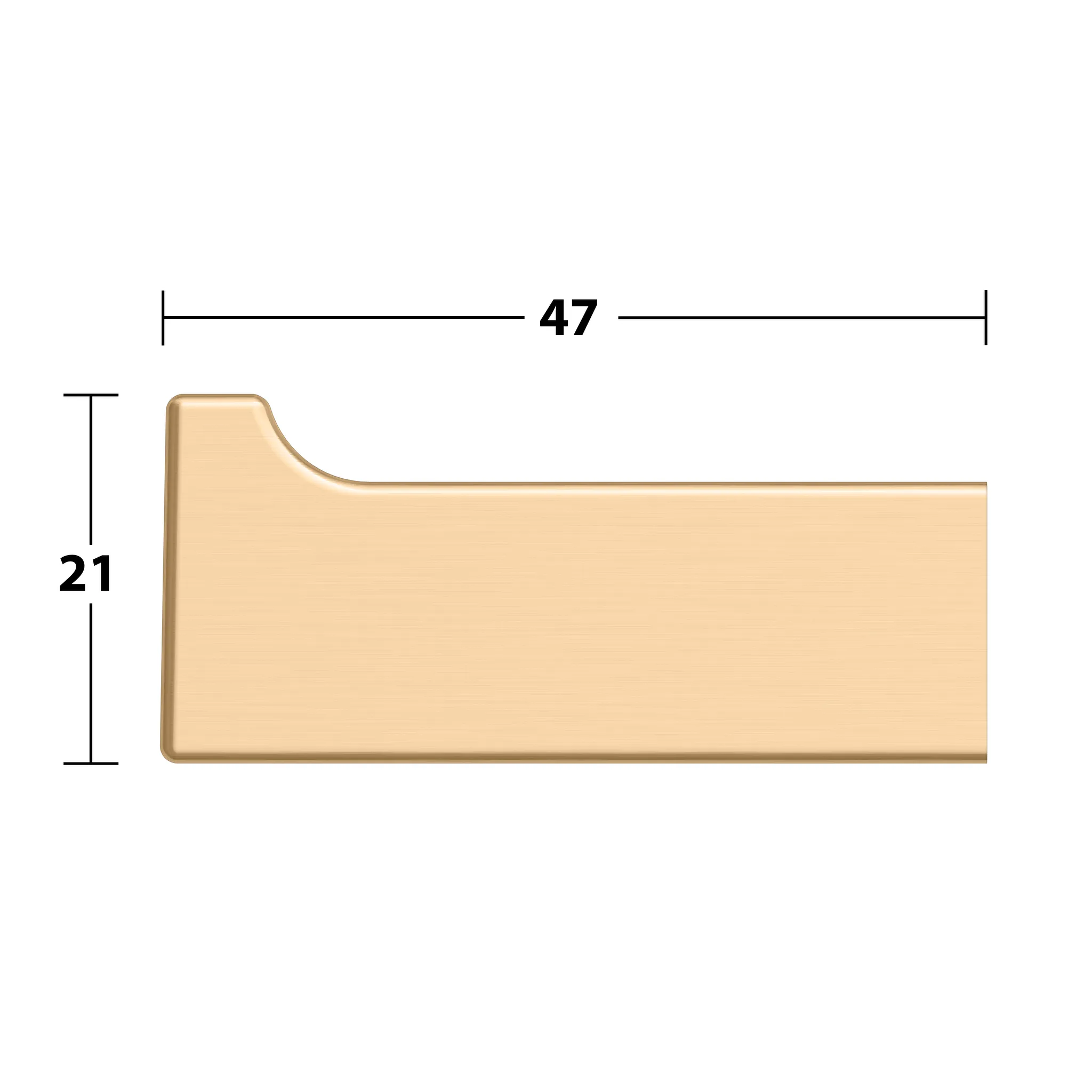 KEUCO EDITION 11 Handtuchhaken Messing gebürstet