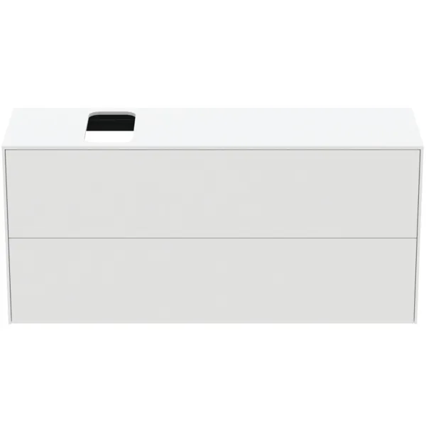 Ideal Standard Waschtischunterschrank „Conca“ 120,2 × 55 × 37,3 cm Weiß matt lackiert