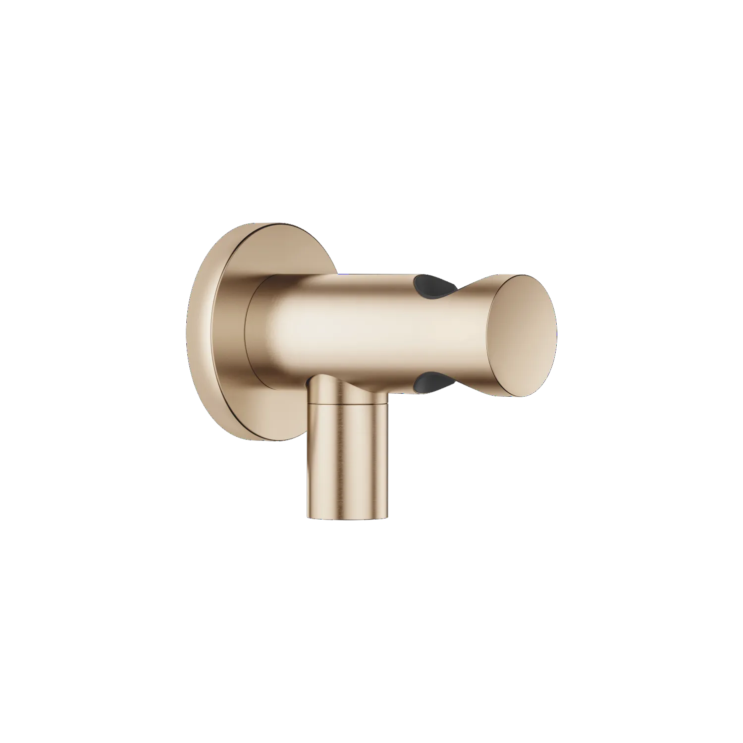 Wandanschlussbogen in Champagne (gebürstet, 22 kt vergoldet) Wandanschlussbogen in Champagne (gebürstet, 22 kt vergoldet)