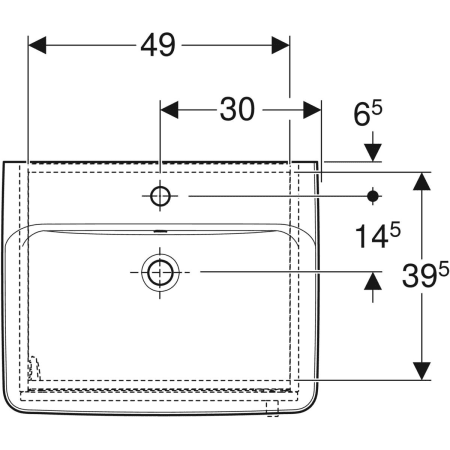 Geberit Waschtischunterschrank „Bambini“ 59,5 × 56,3 × 48,3 cm Geberit Waschtischunterschrank „Bambini“ 59,5 × 56,3 × 48,3 cm