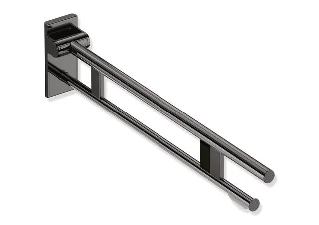 HEWI Stützklappgriff Duo, System 900, Edelstahl PVD, 900 mm Ausladung, rechts