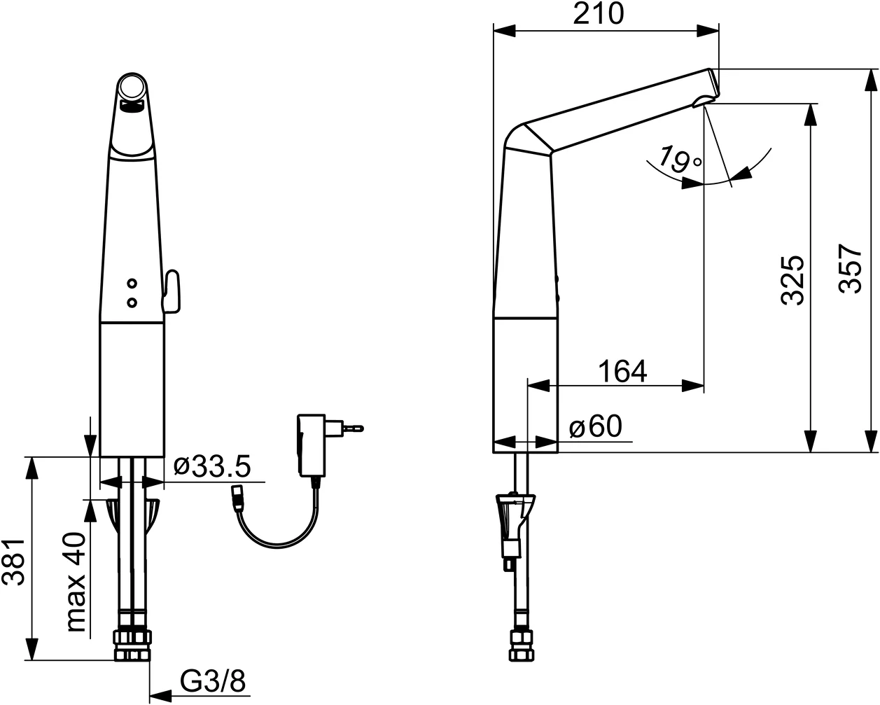 WT-Batt. HansaDESIGNO Style 5194 WT-Batt. HansaDESIGNO Style 5194