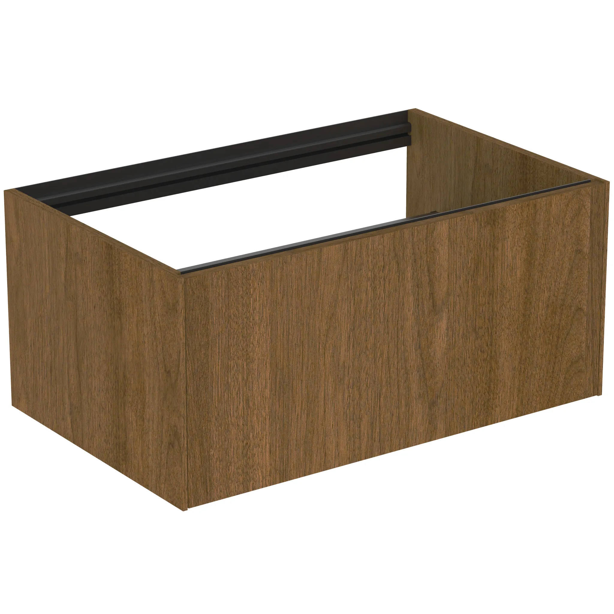 Ideal Standard Waschtischunterschrank „Conca“ 80 × 36 × 50,5 cm Walnuss dunkel Furnier Ideal Standard Waschtischunterschrank „Conca“ 80 × 36 × 50,5 cm Walnuss dunkel Furnier