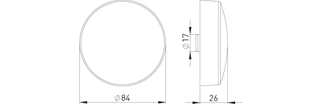 Drehknopf verchromt passend zu Ablaufgarnitur MWT