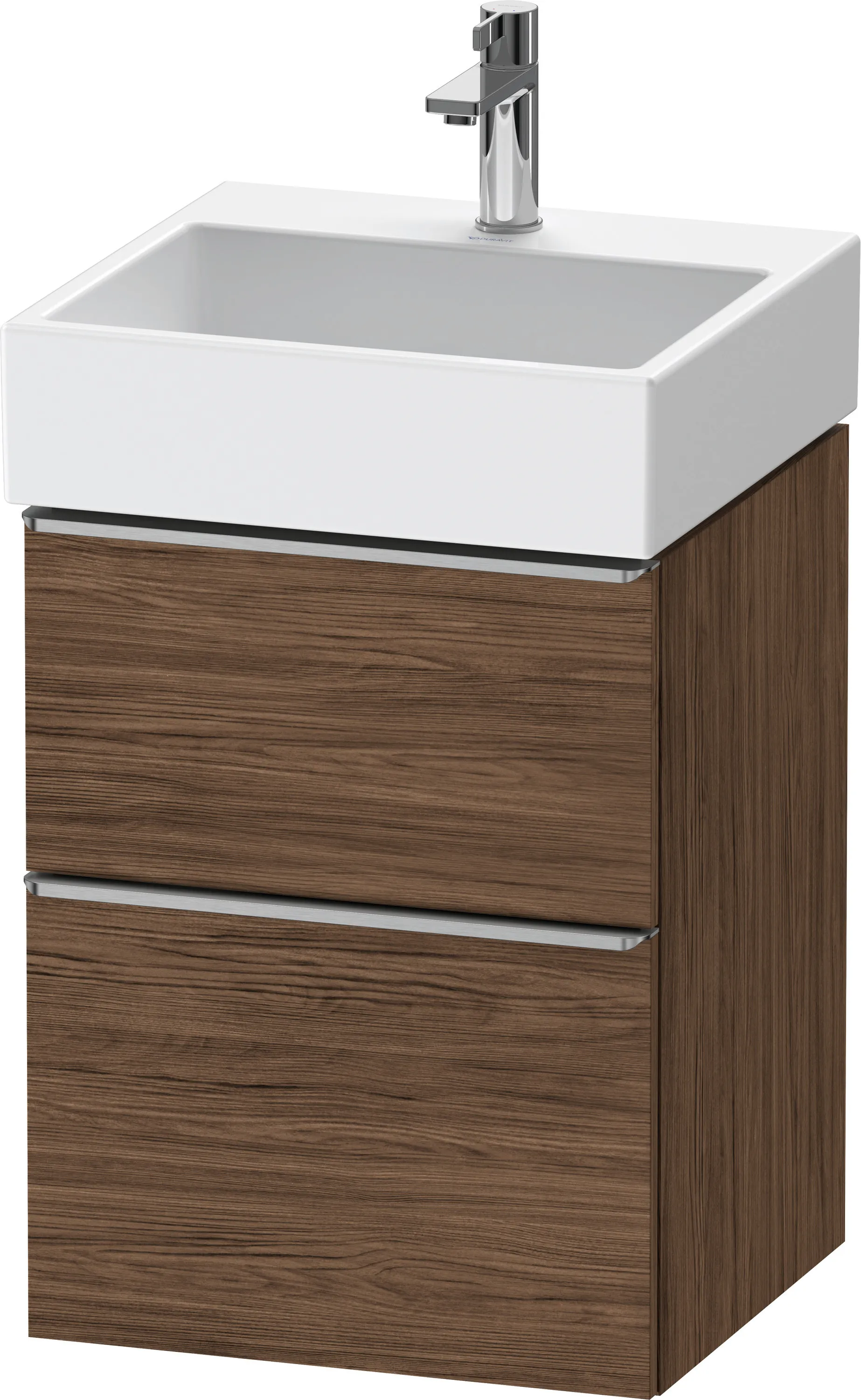 Duravit Waschtischunterschrank wandhängend „D-Neo“ 48,4 × 62,5 × 44,2 cm Nussbaum Dunkel