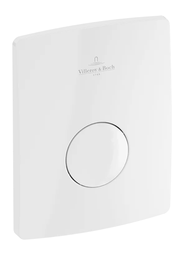 Villeroy & Boch ViConnect Urinal-Betätigungsplatte 126x162mm 1-Sp. Chrom Edelmatt