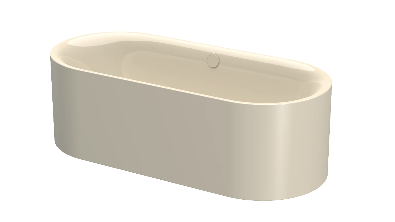 Bette oval Badewanne „BetteLux Oval Silhouette“ 180 × 80 cm in Pergamon Bette oval Badewanne „BetteLux Oval Silhouette“ 180 × 80 cm in Pergamon