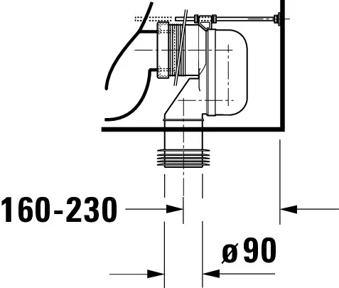 Stand-WC Kombi No.1,Weiß, 650mm,riml,TS,Abg.waagr.,var.Zul., 