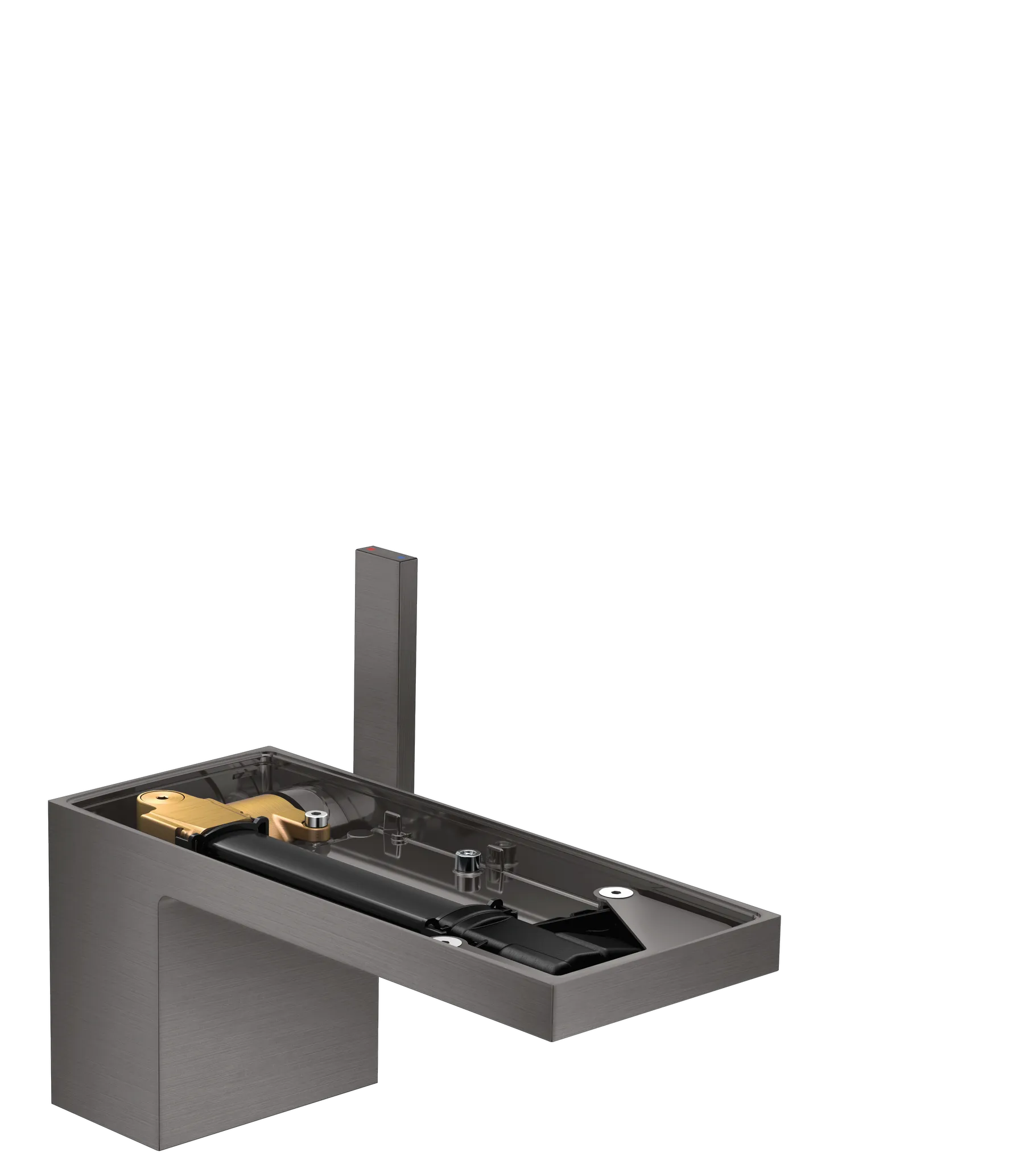 Hansgrohe AXOR MyEdition Einhebel-Waschtischmischer 70, Brushed Black Chrome, Ausladung 151 mm, Auslaufhöhe 70 mm Hansgrohe AXOR MyEdition Einhebel-Waschtischmischer 70, Brushed Black Chrome, Ausladung 151 mm, Auslaufhöhe 70 mm