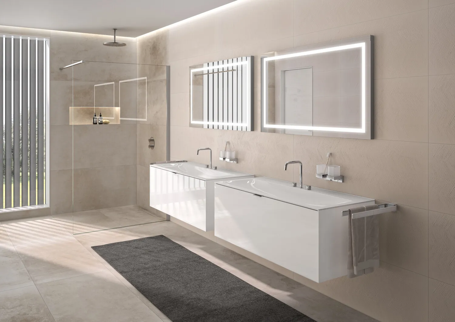 Lichtspiegel MI 180, 800 x 700 mm4000K, Raumschaltung IP 20 Lichtspiegel MI 180, 800 x 700 mm4000K, Raumschaltung IP 20