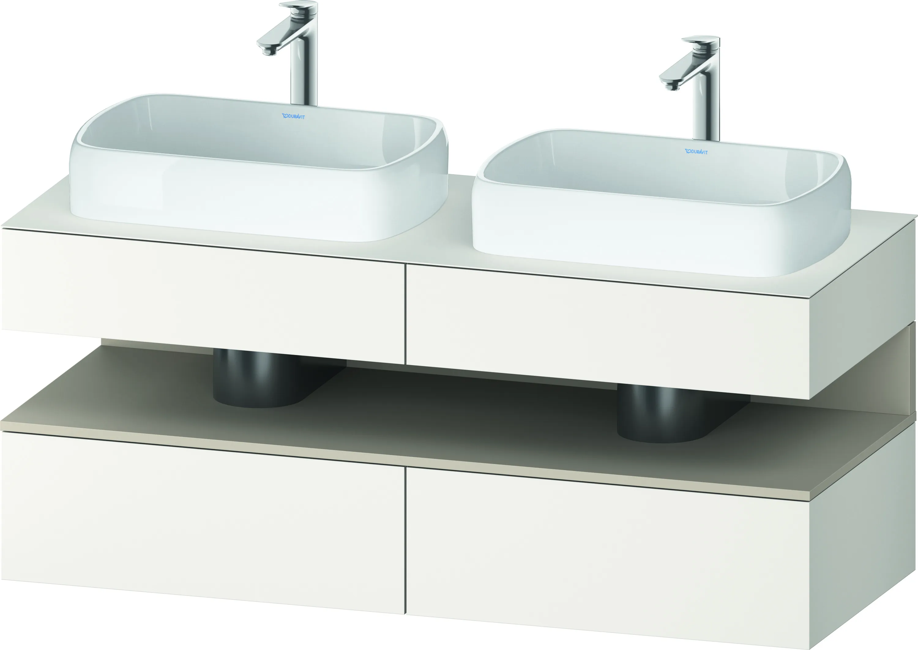 Duravit Waschtischunterschrank wandhängend „Qatego“ Duravit Waschtischunterschrank wandhängend „Qatego“