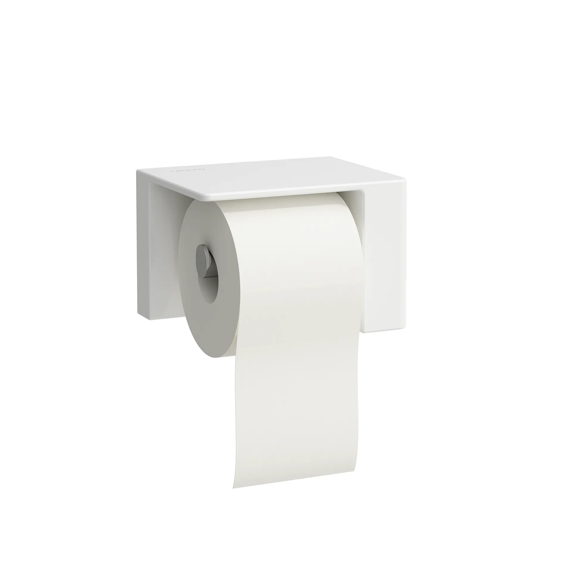 Laufen Papierrollenhalter VAL links offen Saphirkeramik weiß matt 135x170x115 mm