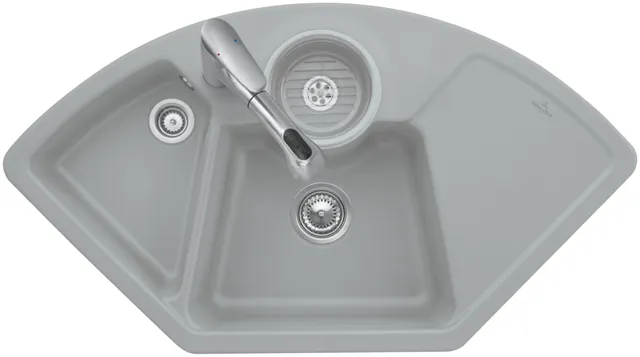 Villeroy & Boch Einbau-Küchenspülbecken „Solo Eck“ 1075 × 600 × 205 mm, Hahnlochposition links in Timber