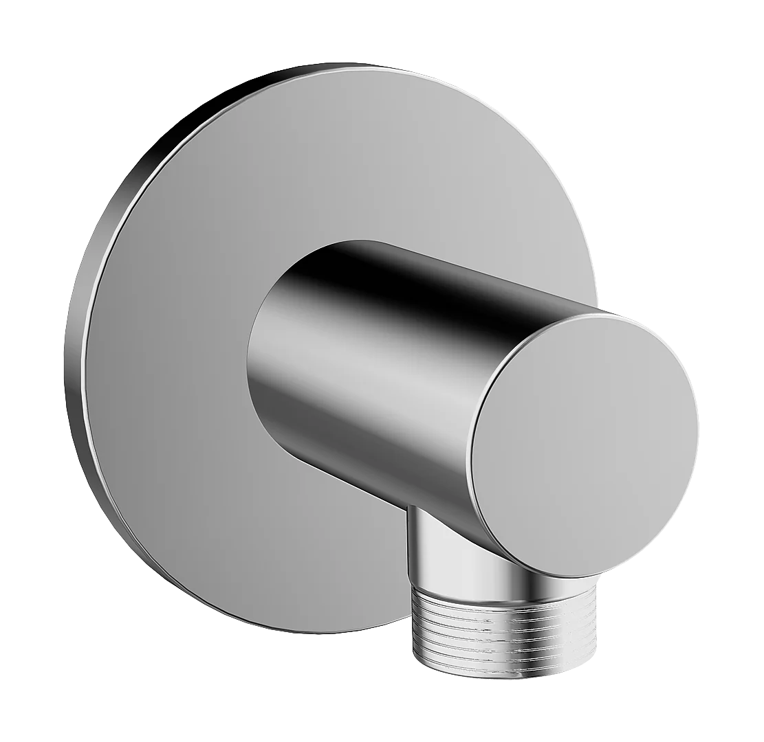 Hansa Wandanschlussbogen Hansa 5118 Rosette rund G1⁄2 DN15 Chrom