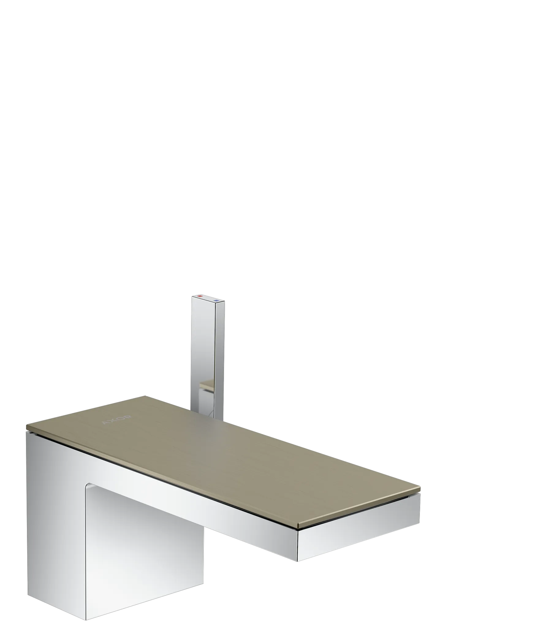 Hansgrohe AXOR MyEdition Einhebel-Waschtischmischer 70 mit Push-Open Ablaufgarnitur ohne Platte, Chrom Hansgrohe AXOR MyEdition Einhebel-Waschtischmischer 70 mit Push-Open Ablaufgarnitur ohne Platte, Chrom