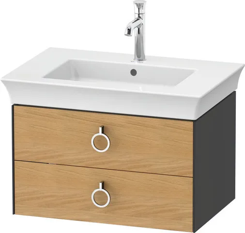 Duravit Waschtischunterschrank wandhängend „White Tulip“ 68,4 × 41 × 45,8 cm Duravit Waschtischunterschrank wandhängend „White Tulip“ 68,4 × 41 × 45,8 cm