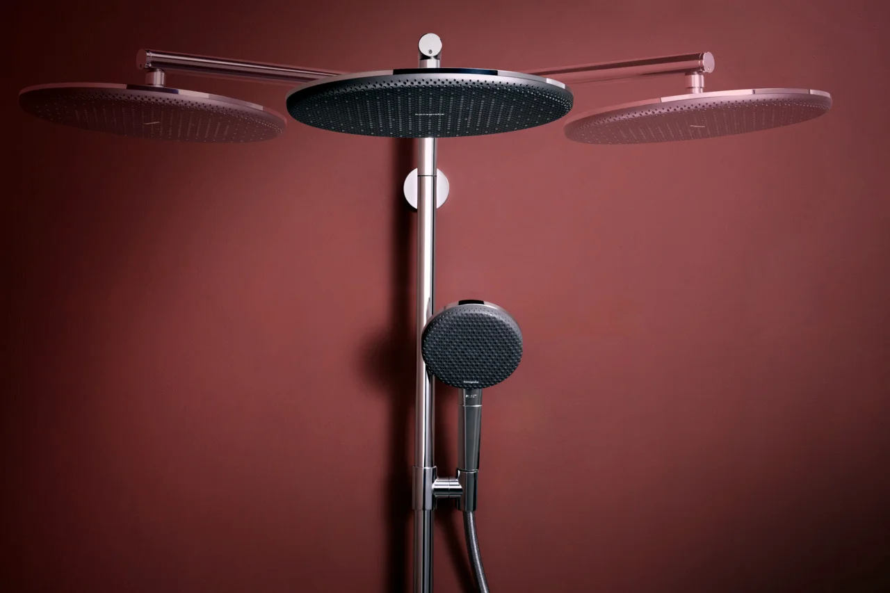 Hansgrohe Raindance Alive S Puro Showerpipe 300 1jet EcoSmart+ mit Ecostat Element, Chrom, 300 mm Brausekopfgröße, 6 l/min Durchfluss, Aufputzinstallation Hansgrohe Raindance Alive S Puro Showerpipe 300 1jet EcoSmart+ mit Ecostat Element, Chrom, 300 mm Brausekopfgröße, 6 l/min Durchfluss, Aufputzinstallation