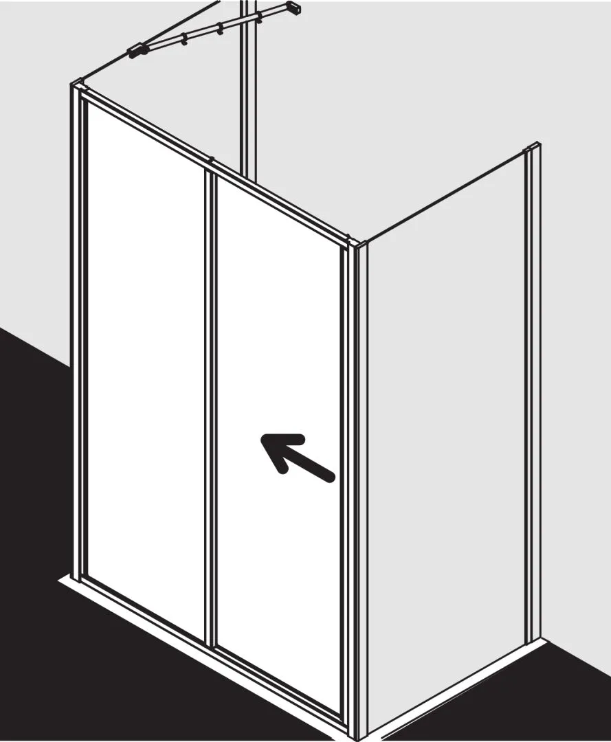 Kermi Duschdesign IBIZA 2000 ST2, 1750x1100 mm, Silber Mattglanz Kermi Duschdesign IBIZA 2000 ST2, 1750x1100 mm, Silber Mattglanz