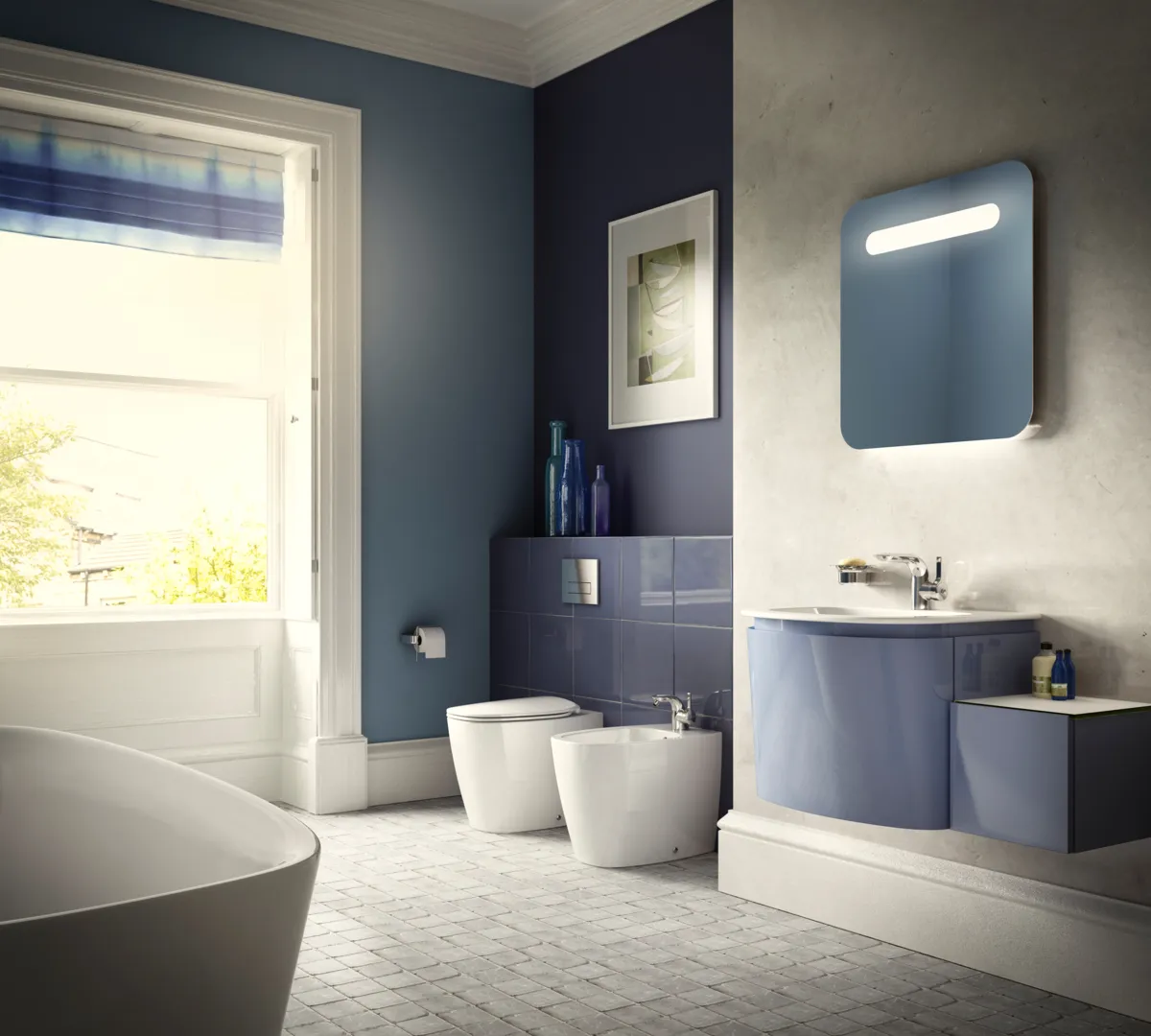 Waschtischarmatur Melange, mit Ablaufgarnitur, CU-Rohren, Ausladung 136mm, Chrom Waschtischarmatur Melange, mit Ablaufgarnitur, CU-Rohren, Ausladung 136mm, Chrom