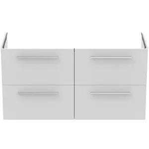 Ideal Standard Möbeldoppelwaschtischunterschrank i.life A 4 Auszüge 1200x440x630mm Weiß matt