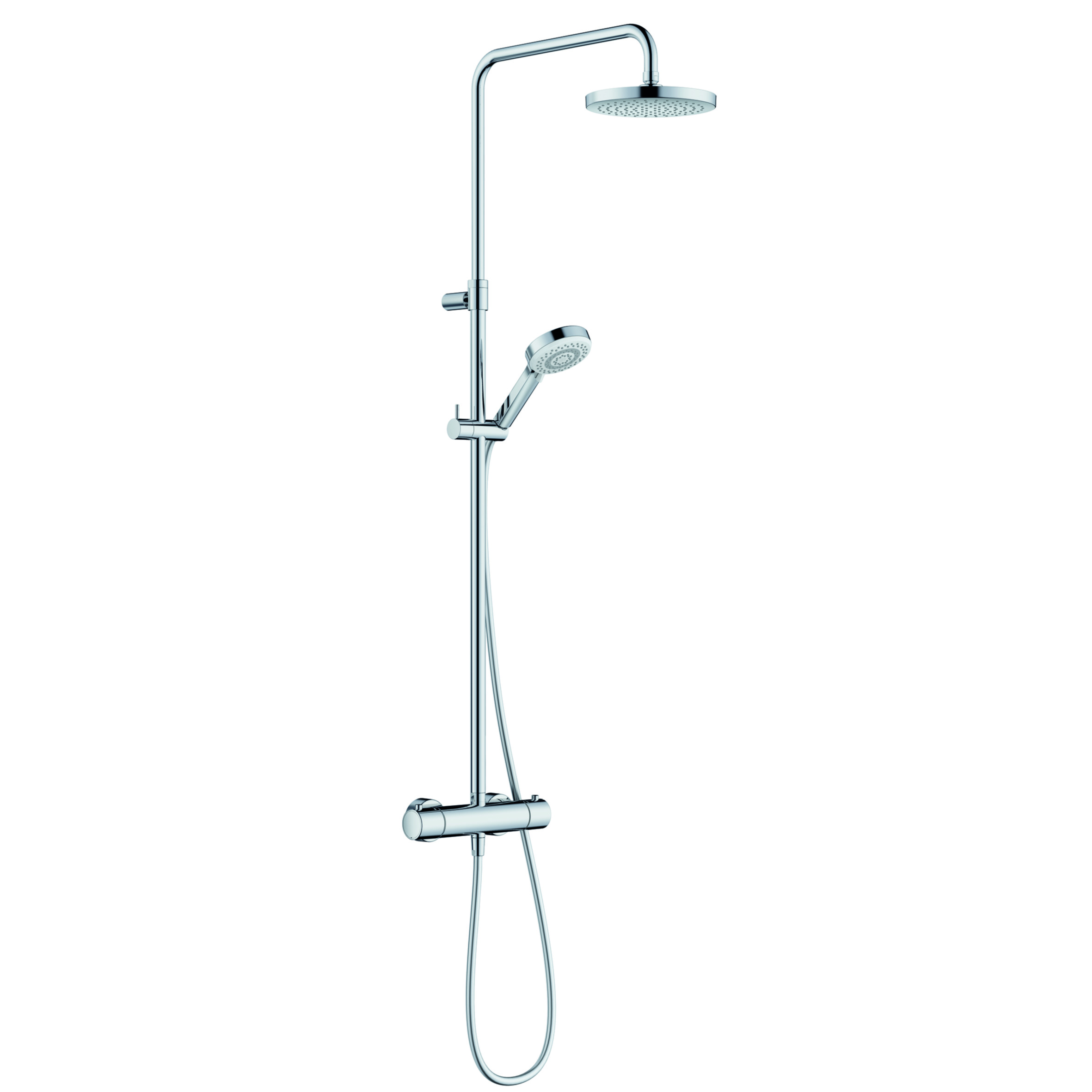 -DIVE DIVE S 3S Thermostat Dual Shower System chrom