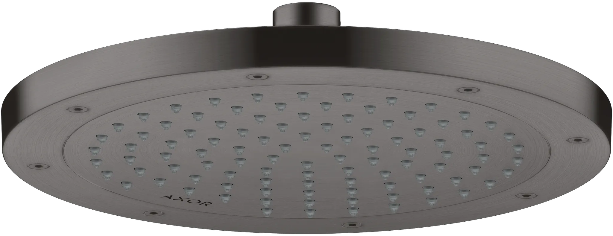 Hansgrohe AXOR ShowerSolutions Kopfbrause 245 1jet EcoSmart+ Brushed Black Chrome, 245 mm, verstellbarer Winkel, abnehmbar zur Reinigung Hansgrohe AXOR ShowerSolutions Kopfbrause 245 1jet EcoSmart+ Brushed Black Chrome, 245 mm, verstellbarer Winkel, abnehmbar zur Reinigung