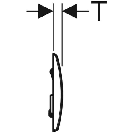 Kappa20 Betätigungsplatte für 2-Mengen-Spülung: mattverchromt Kappa20 Betätigungsplatte für 2-Mengen-Spülung: mattverchromt