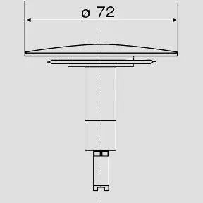 SANIT Ventilkegel Ab-u.Überlaufgarnitur