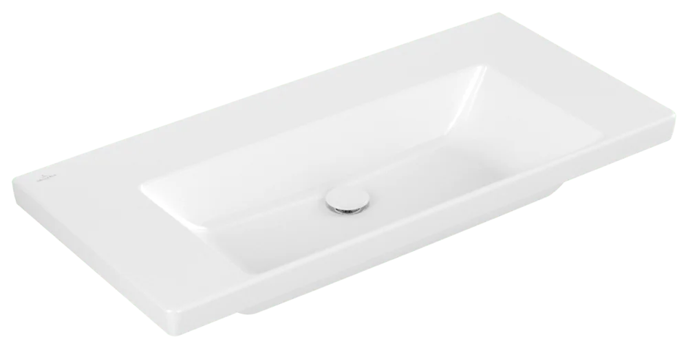 Villeroy & Boch Schrankwaschtisch Subway 3.0, 1000x470x165 mm, glänzend weiß Alpin, TitanCeram, Wandmontage Villeroy & Boch Schrankwaschtisch Subway 3.0, 1000x470x165 mm, glänzend weiß Alpin, TitanCeram, Wandmontage