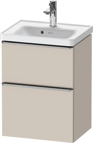 Duravit Waschtischunterschrank wandhängend „D-Neo“ 48,4 × 62,5 × 37,2 cm Taupe Matt Duravit Waschtischunterschrank wandhängend „D-Neo“ 48,4 × 62,5 × 37,2 cm Taupe Matt