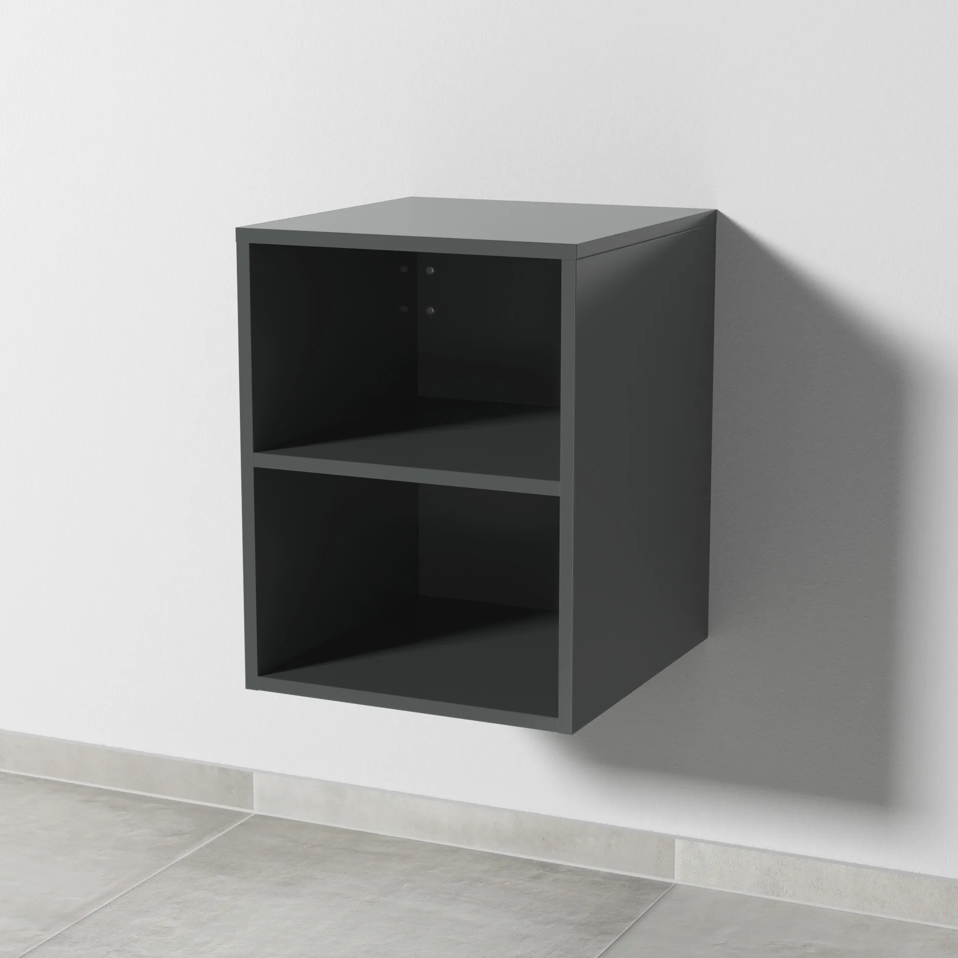 Sanipa Anbauregal „Solo One“ 400 × 520 × 432 mm in Anthrazit (glanz) Sanipa Anbauregal „Solo One“ 400 × 520 × 432 mm in Anthrazit (glanz)