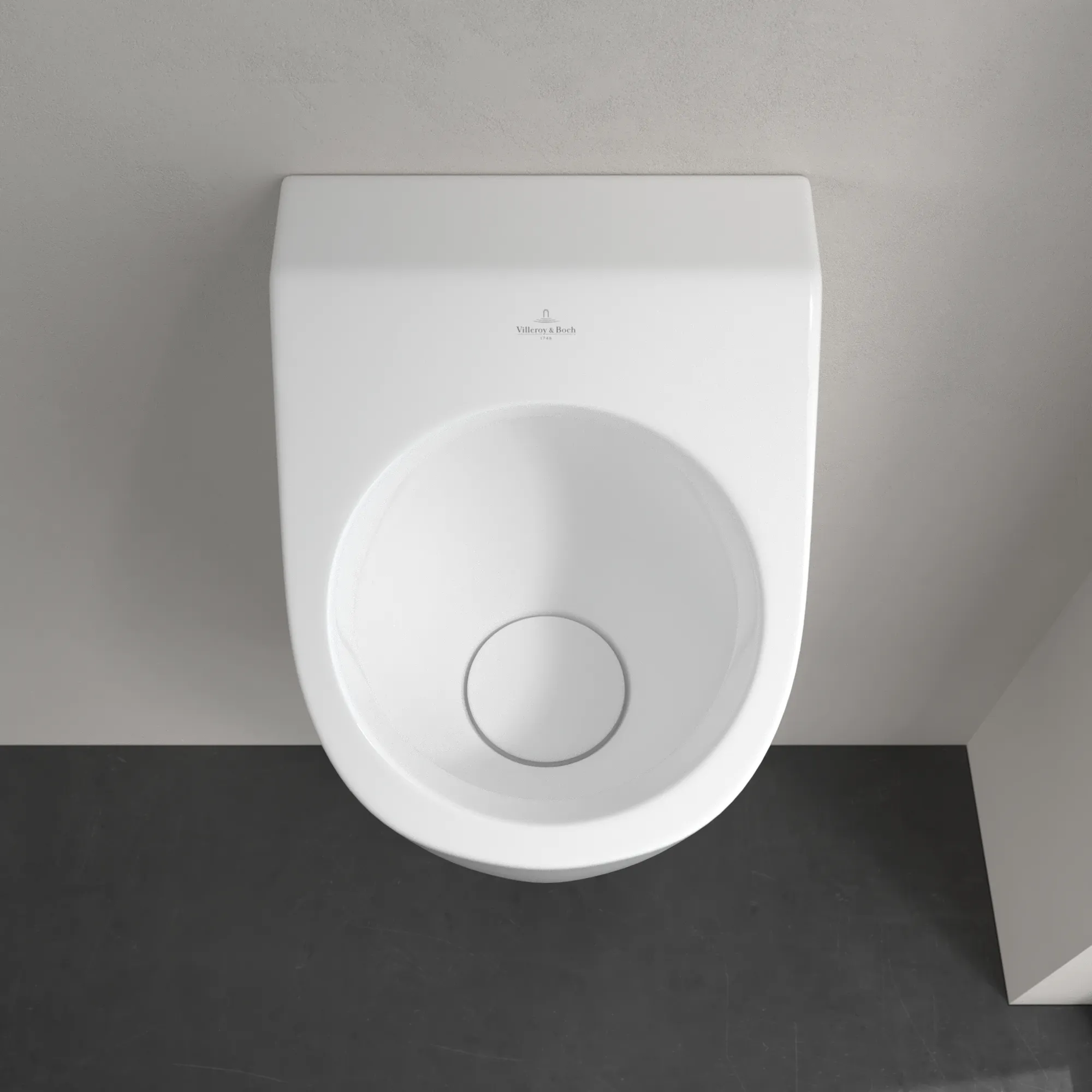 Urinal „Architectura“, Befestigung verdeckt, Zulauf verdeckt, ohne Zielobjekt 32,5 × 68 × 35,5 cm