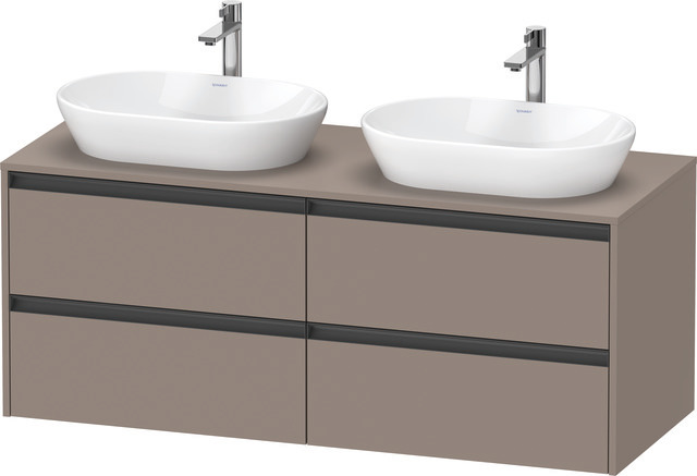 Duravit Waschtischunterschrank wandhängend „Ketho.2“ 140 × 56,8 × 55 cm