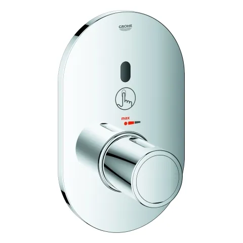 Infrarot-Elektronik für Brausethermostat Eurosmart Cosmopolitan E Special 36456, Fertigmontageset für UP-Einbaukasten 36458000 und 36459000, chrom Infrarot-Elektronik für Brausethermostat Eurosmart Cosmopolitan E Special 36456, Fertigmontageset für UP-Einbaukasten 36458000 und 36459000, chrom