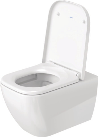 WC-Sitz Happy D.2 mit SoftClose Scharniere edelstahl, weiß