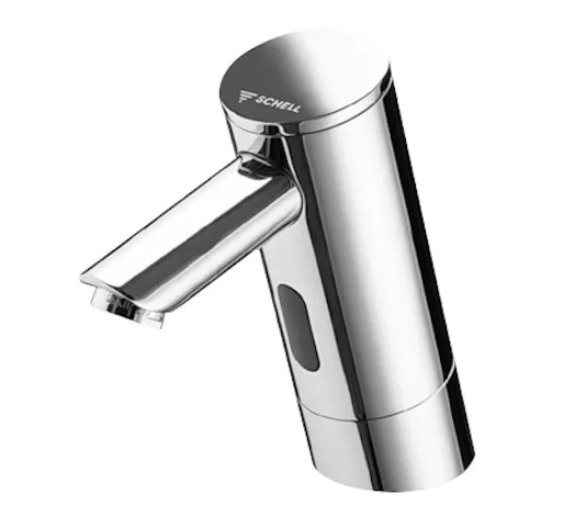 Waschtisch-Armatur PURIS E, Elektronisch, HD-K - Hochdruck Kaltwasser / vorgemischtes Wasser, Infrarot, G 3/8 IG, verlängerter Auslauf, chrom