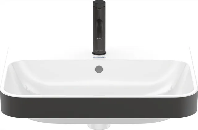 Aufsatzwaschtisch „Happy D.2 Plus“, mit Überlauf, Hahnlochposition mittig Aufsatzwaschtisch „Happy D.2 Plus“, mit Überlauf, Hahnlochposition mittig