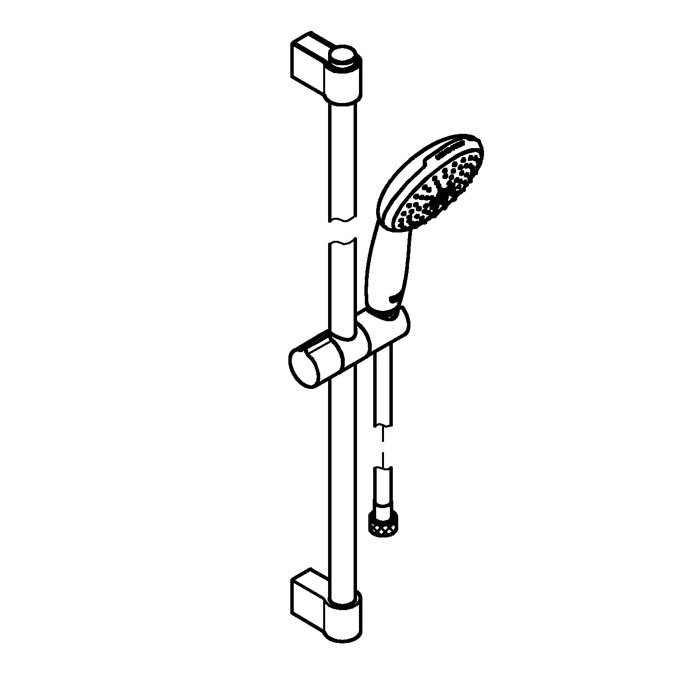 Grohe Tempesta 110 Brausestangenset 2 Strahlarten Rain Jet Grohe Tempesta 110 Brausestangenset 2 Strahlarten Rain Jet