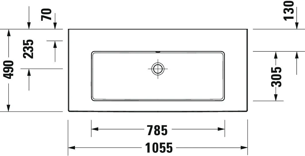 WT/MWT White Tulip, 1050mm, weiß mitÜL,1 HL,u.glasiert,Rückw.geschl. WT/MWT White Tulip, 1050mm, weiß mitÜL,1 HL,u.glasiert,Rückw.geschl.