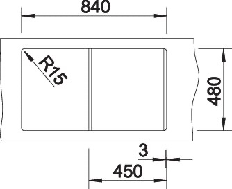 BLANCO LEXA 45 S BLANCO LEXA 45 S