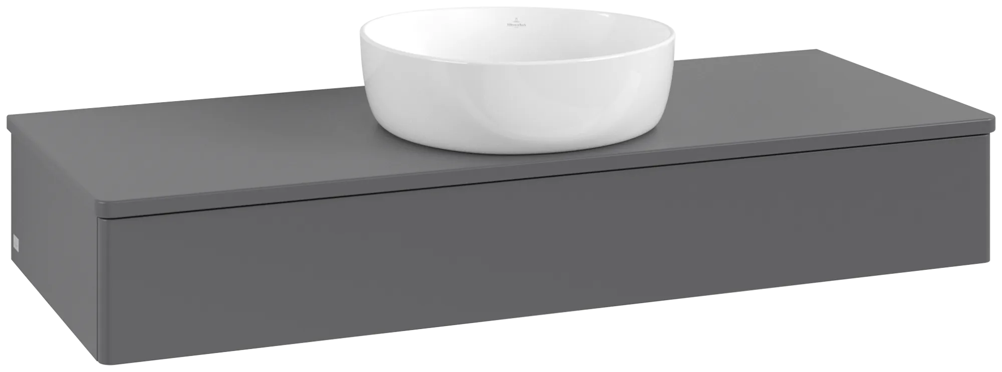 Villeroy & Boch Antao Waschbeckenunterschrank K10_1, 1200 x 190 x 500 mm, anthrazit