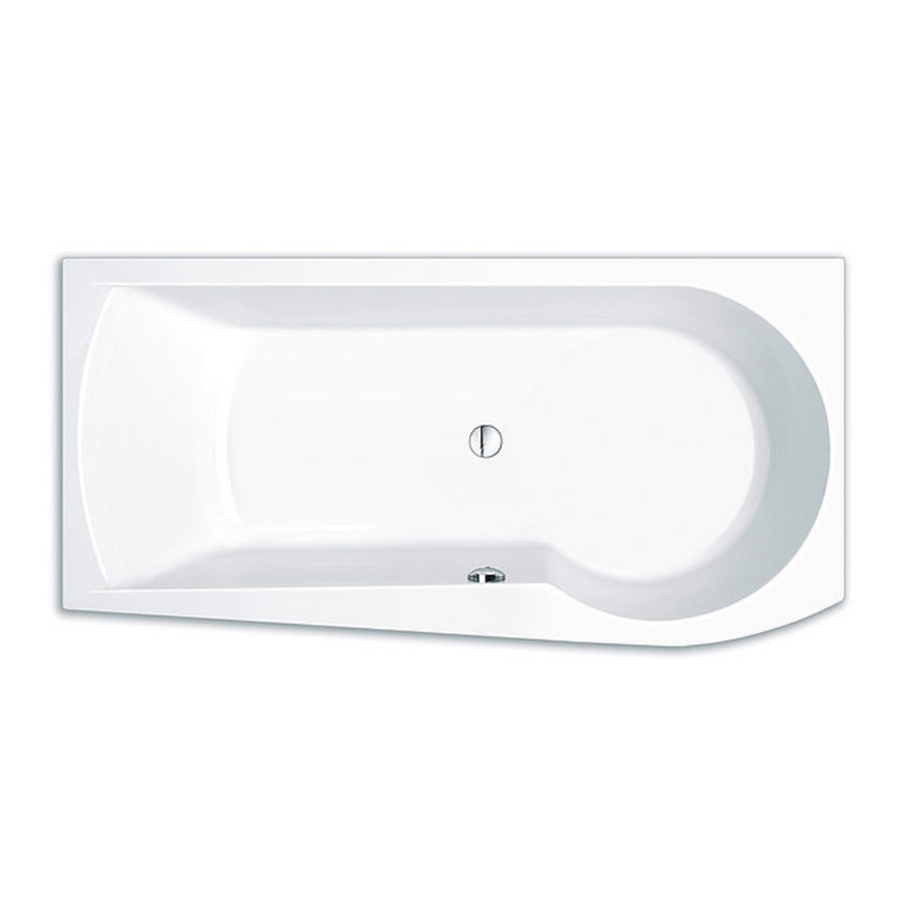 repaBAD Badewanne „Arosa Shower“ rechteck 1700 × 850 mm, Mittelablauf, links in Weiß repaBAD Badewanne „Arosa Shower“ rechteck 1700 × 850 mm, Mittelablauf, links in Weiß