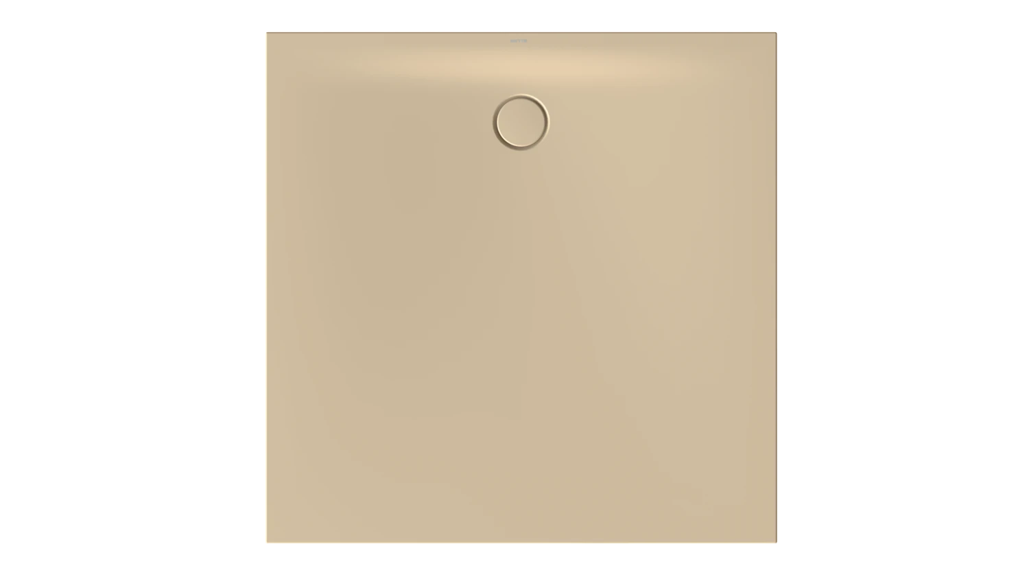 Bette quadrat Duschwanne „BetteFloor Side“ 1200 × 1200 mm ohne Oberflächenbeschichtung, ohne Oberflächenveredelung, ohne Wannenträger, in Bahamabeige